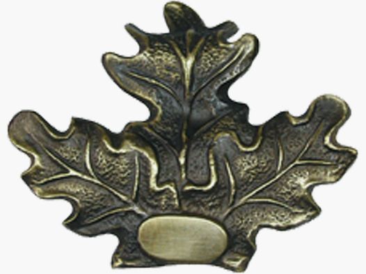 Eichenlaubabdeckung Bronze