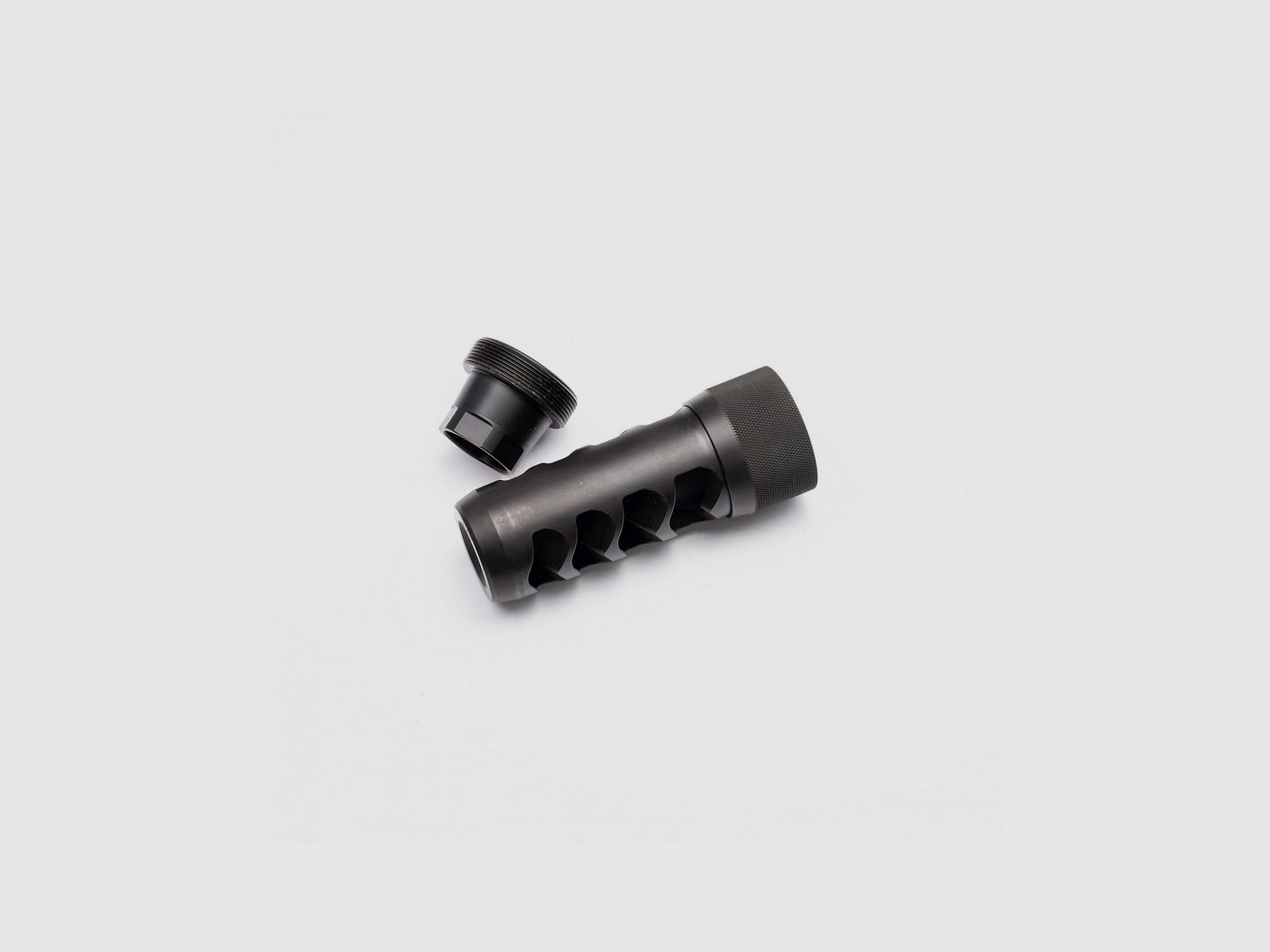 AREA419 Frenos de boca Sidewinder Autoajustable .338 5/8-24 Negro, imagen 1 de 4
