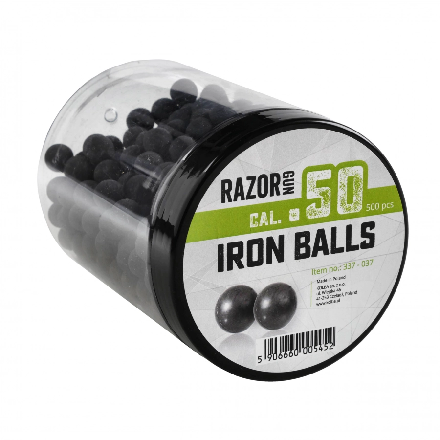 RazorGun bolas de goma y metal 50 cal. .50 500 unidades, imagen 2 de 3