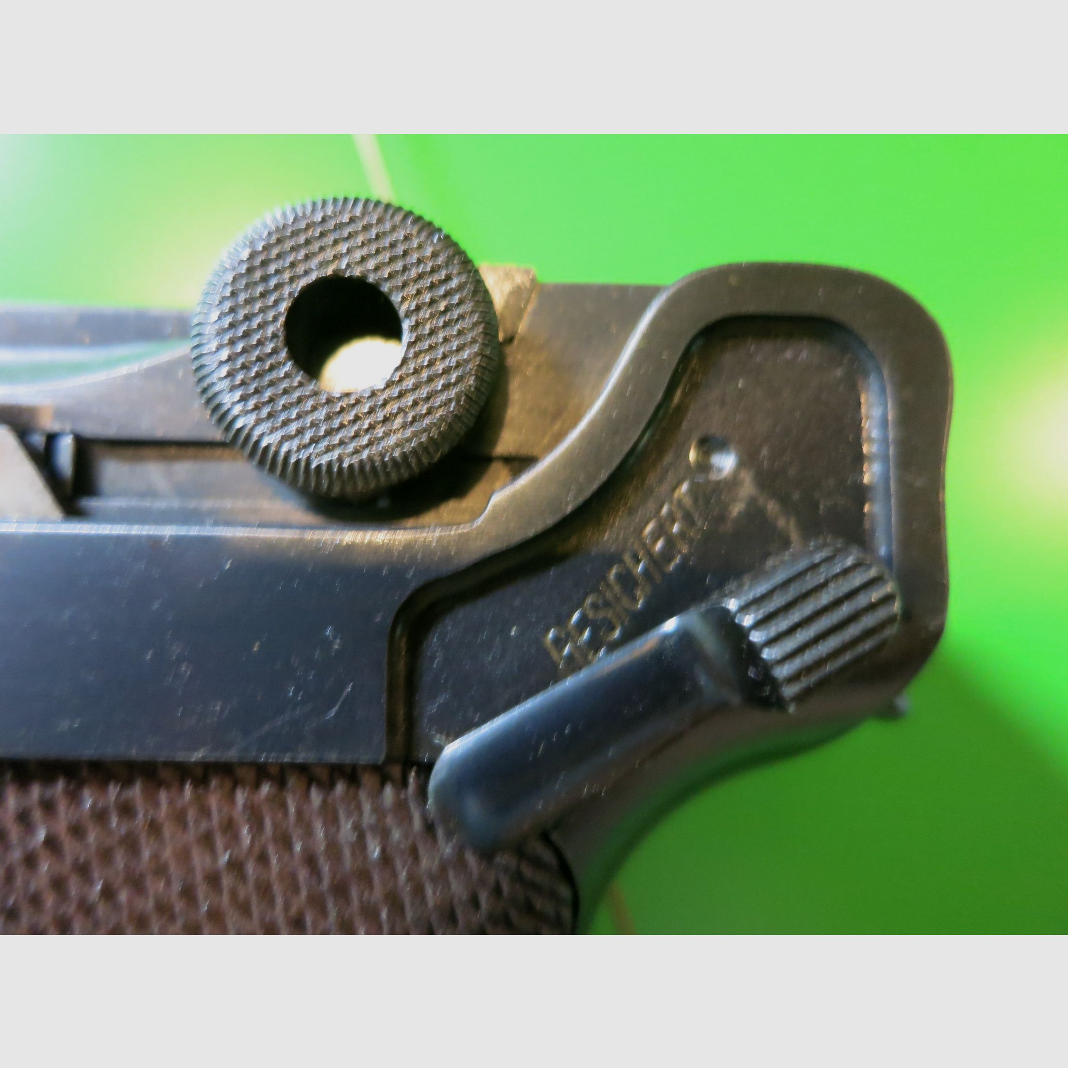 Mauser, pistola 08, P08, 9 mm Luger, numerato, WaA Wehrmacht #74- RISERVATO