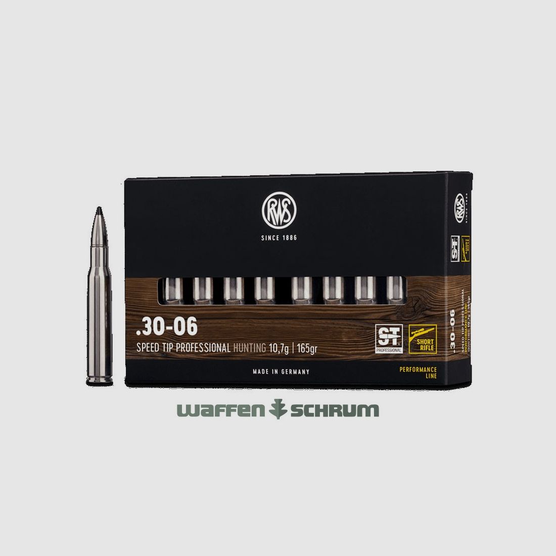 RWS Speed Tip Pro 10,7g - 165gr .30-06Spring Short Rifle