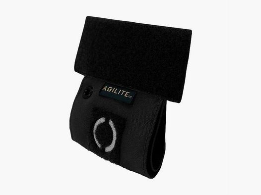 Agilite Tourniquet-Halter Schwarz – elastischer TQ-Halter mit Klett