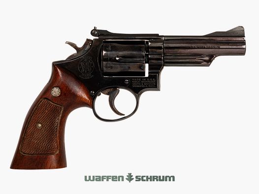 Smith & Wesson 19-3 , Holzgriffschalen, verstellbare Visierung .357Mag
