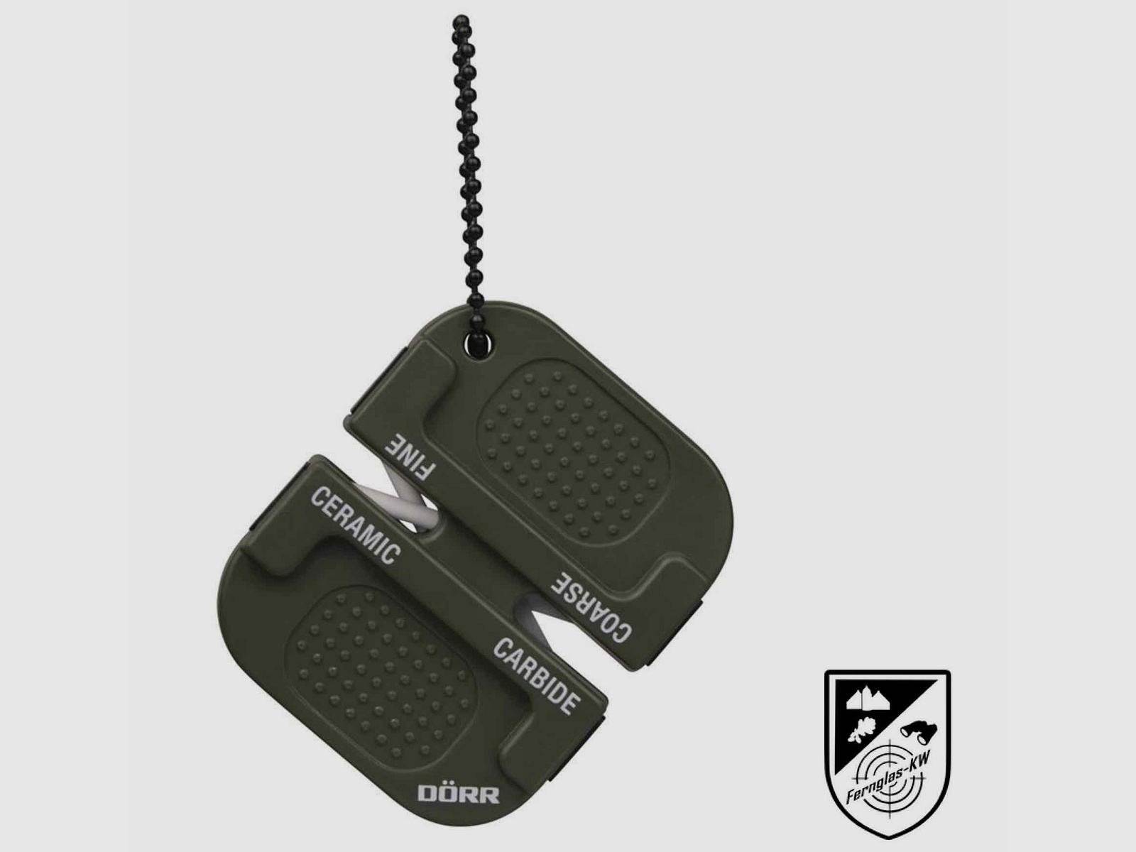 A067 2 Stück Dörr XS2 Mini Messerschärfer ideal für unterwegs oliv 995032