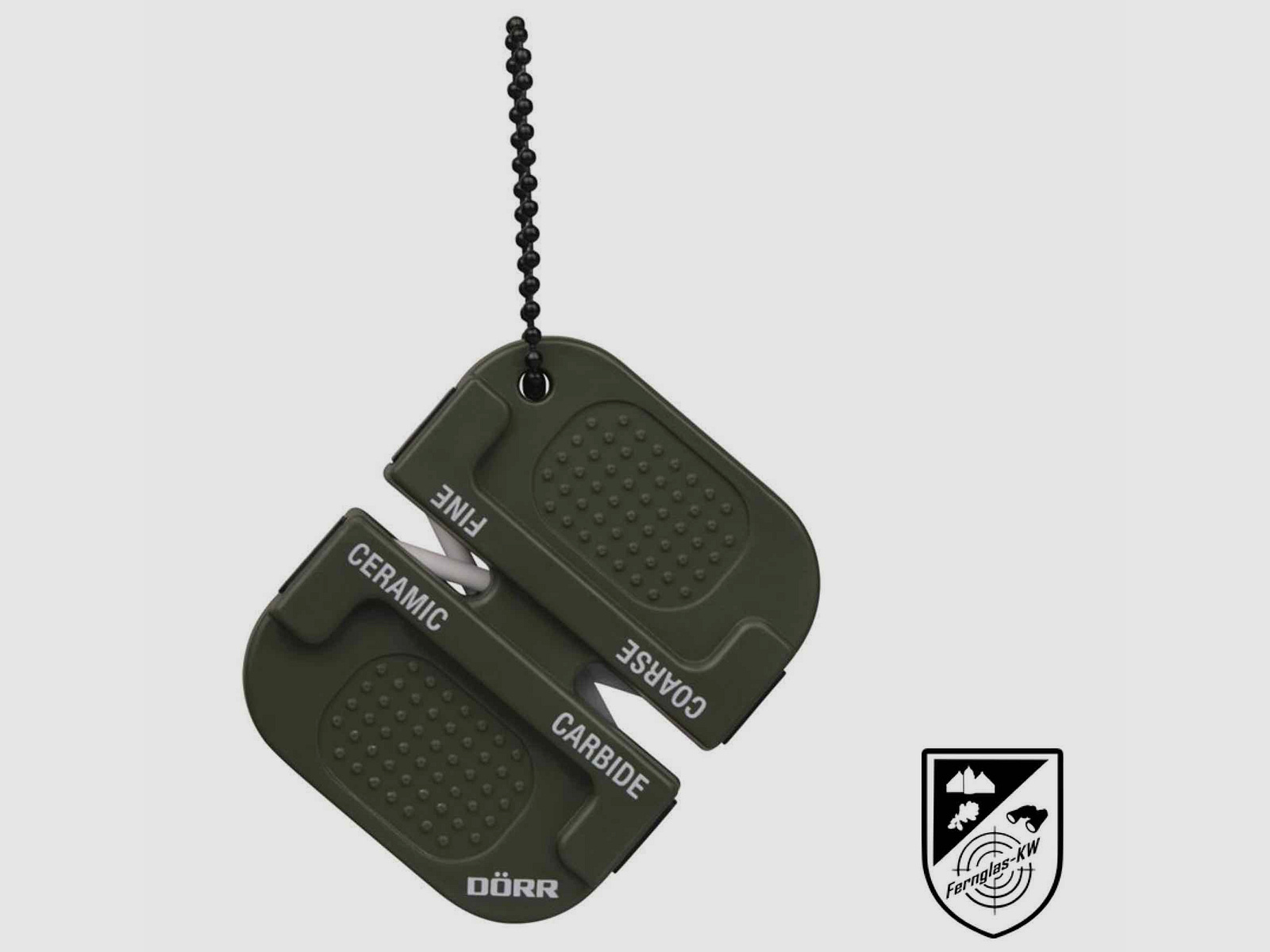 A067 2 Stück Dörr XS2 Mini Messerschärfer ideal für unterwegs oliv 995032