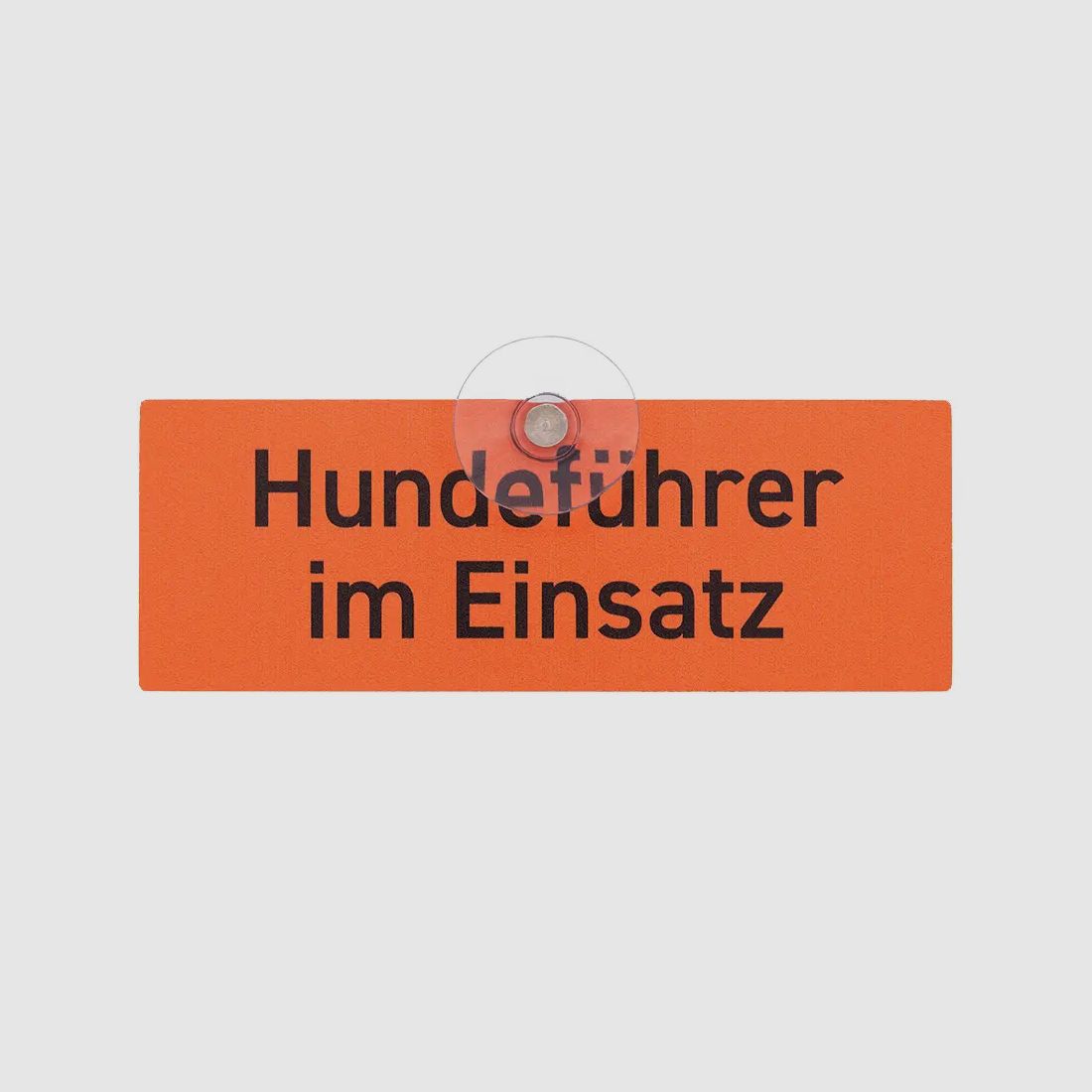 Wild Hilde car sign dog handler
