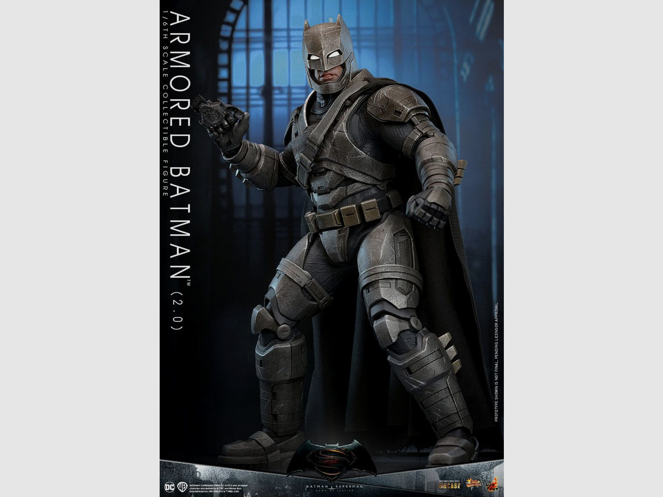 Batman v Superman: Dawn of Justice Movie Masterpiece Actionfigur 1/6 Armored Batman 2.0 33 cm | 43204