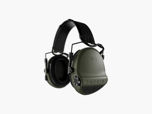 Sordin Supreme X2 Headset with viscoelastic foam, color: green