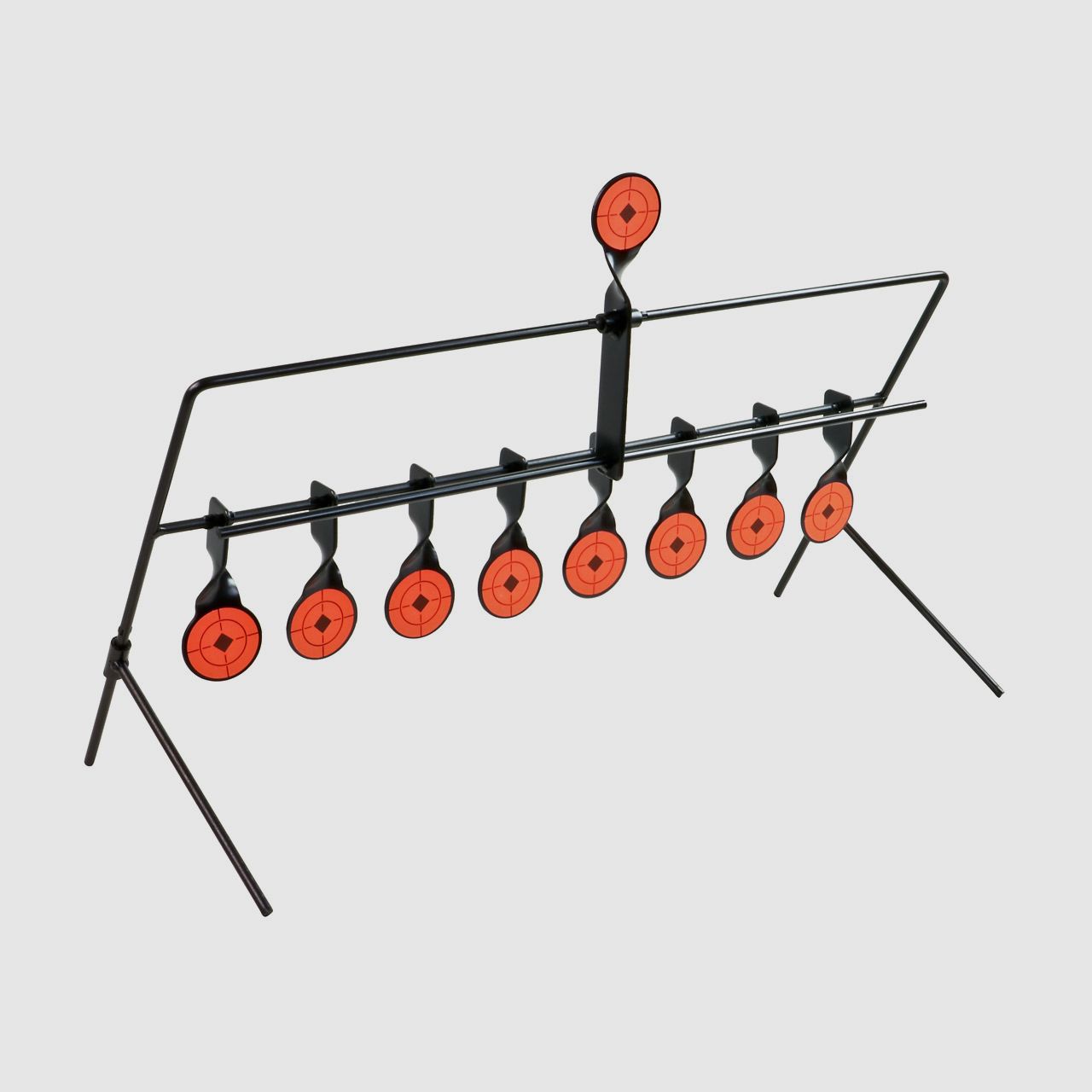 Pendelzielanlage First Strike Eight Targets 8 Ziele orange Metall