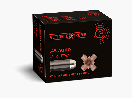 Geco .45 AUTO ACTION EXTREME 11,3g 175gr - 20 Stk