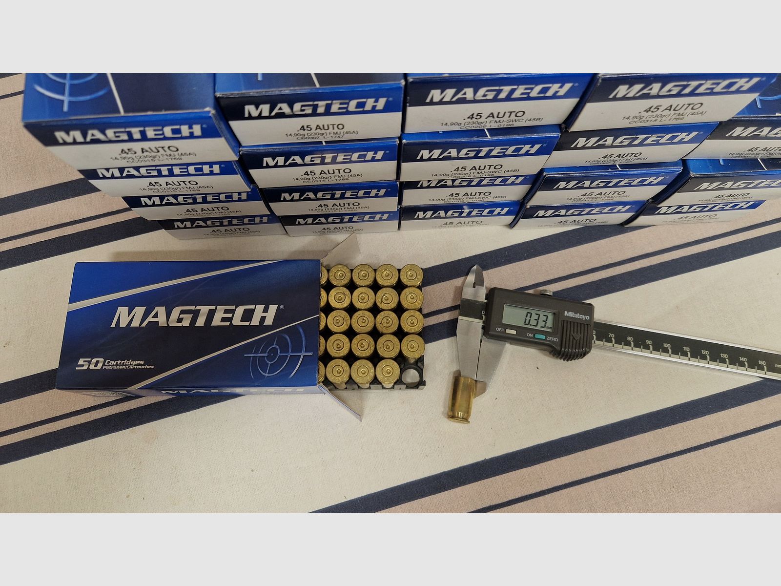 1000 bossoli in ottone Magtech .45 ACP, immagine 2 di 2