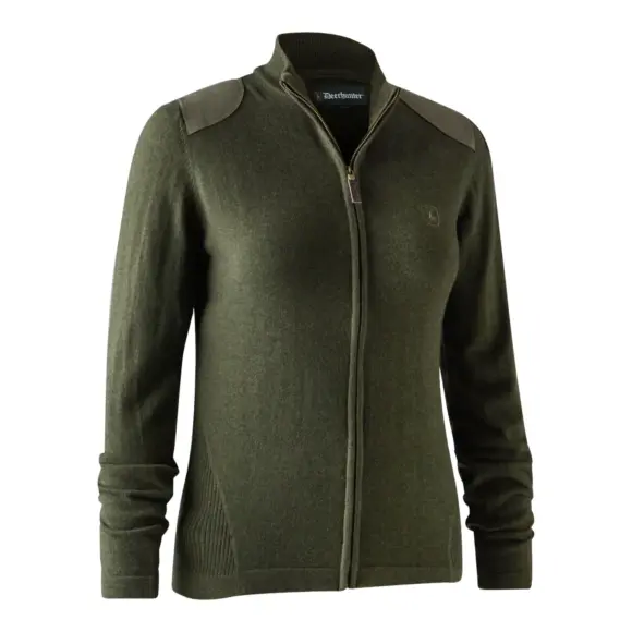 Damen Cardigan Deerhunter Darlington Grün Melange, Bild 1 von 6