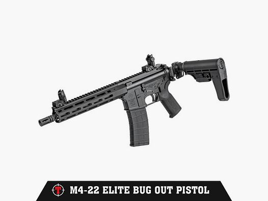 TIPPMANN ARMS M4-22 Bug Out ELITE 22LR Semi-Auto SBR, 11″/28cm Cañón