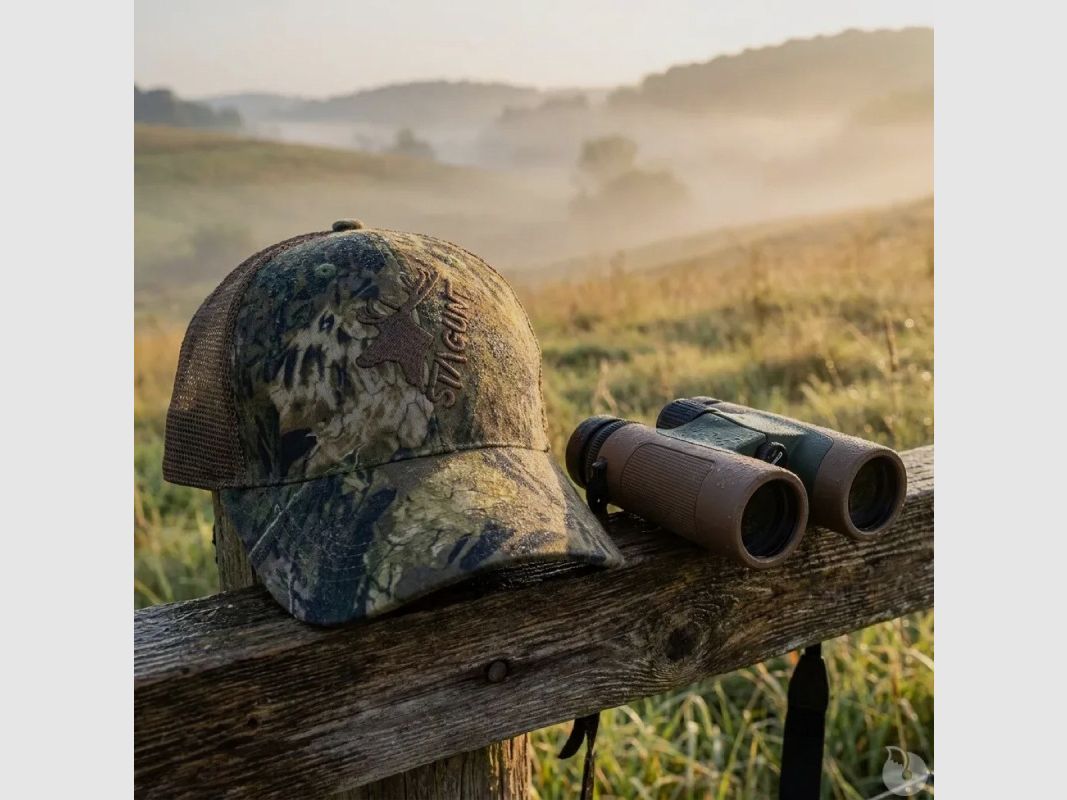Cappello camo Wild Cap khaki STAGUNT in poliestere, immagine 1 di 12