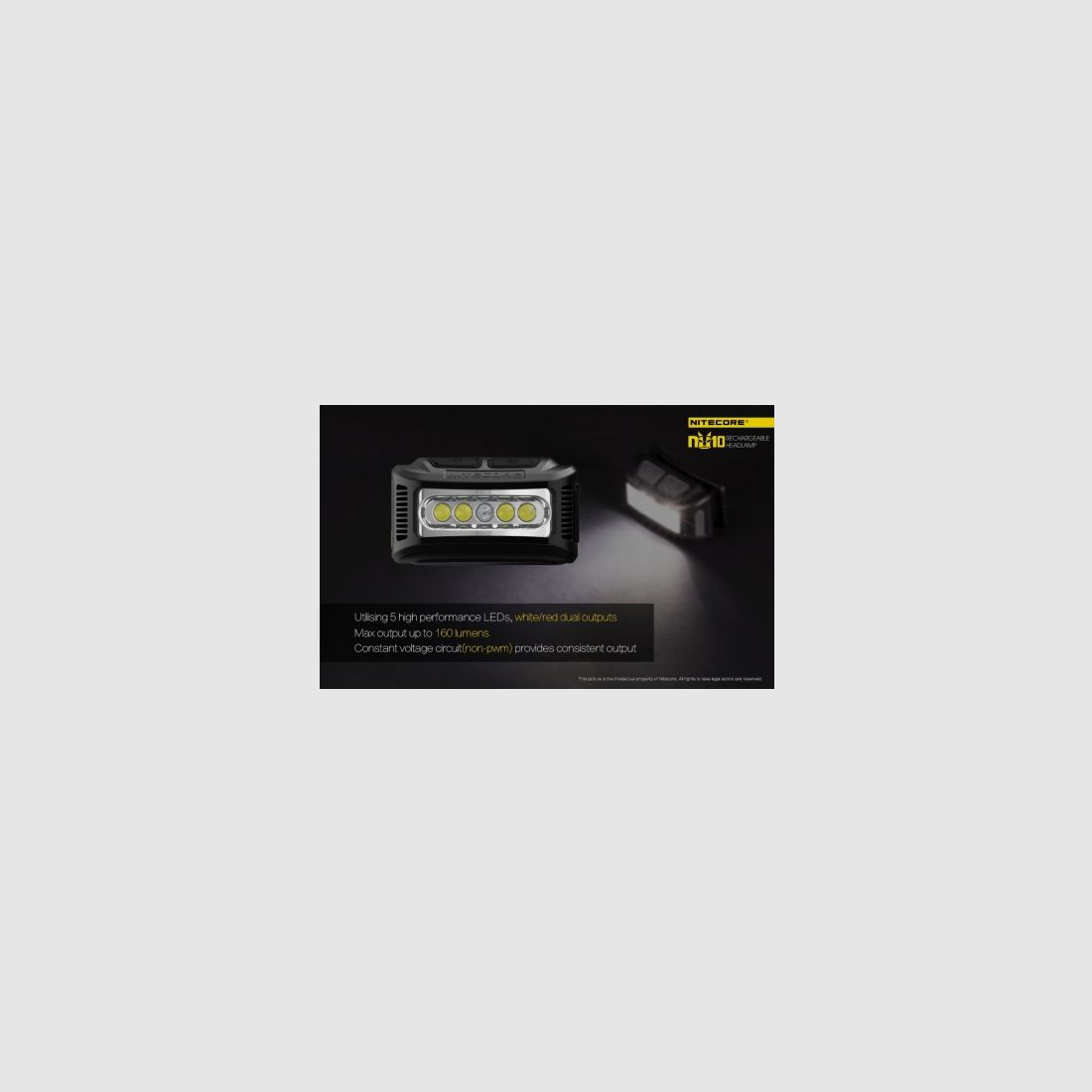 Nitecore NU10CRI Hoofdlamp 115 lumen Rood, afbeelding 11 van 23