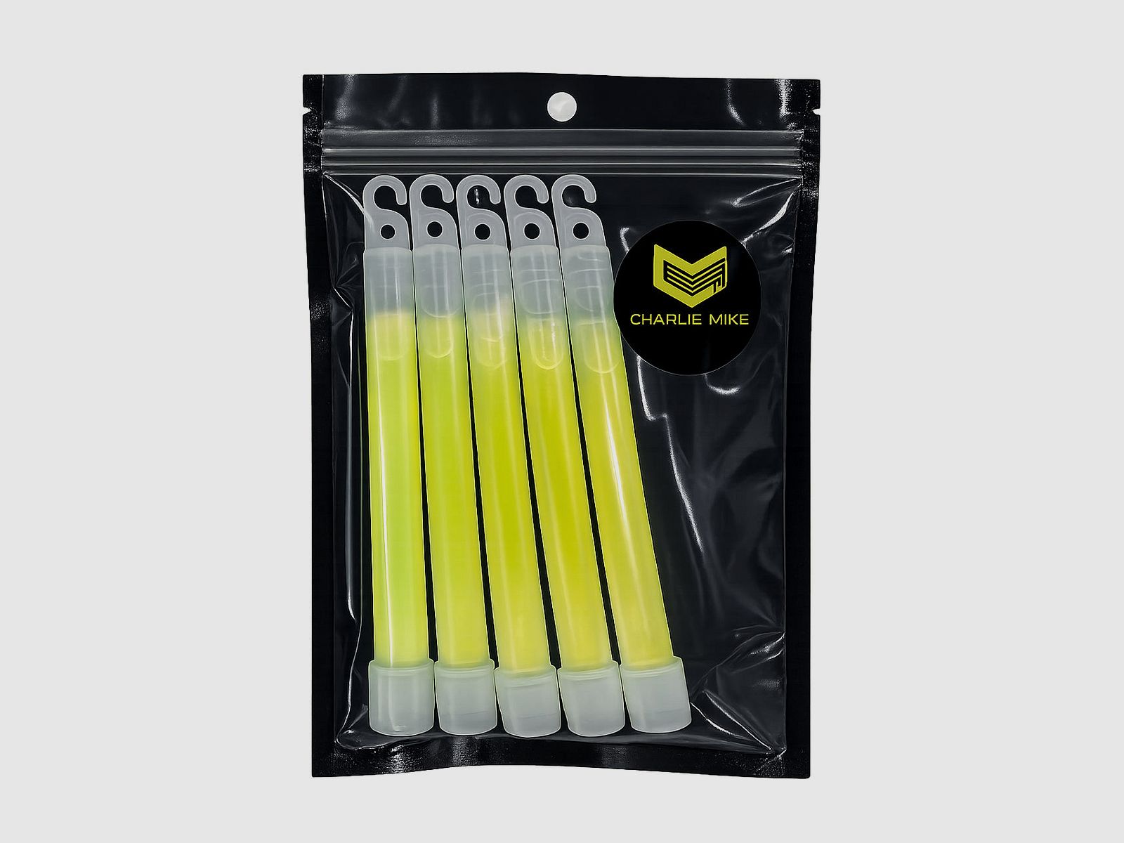5er-Set: Knicklicht/Leuchtstab Yellow, 1.5x15cm, Bild 1 von 4