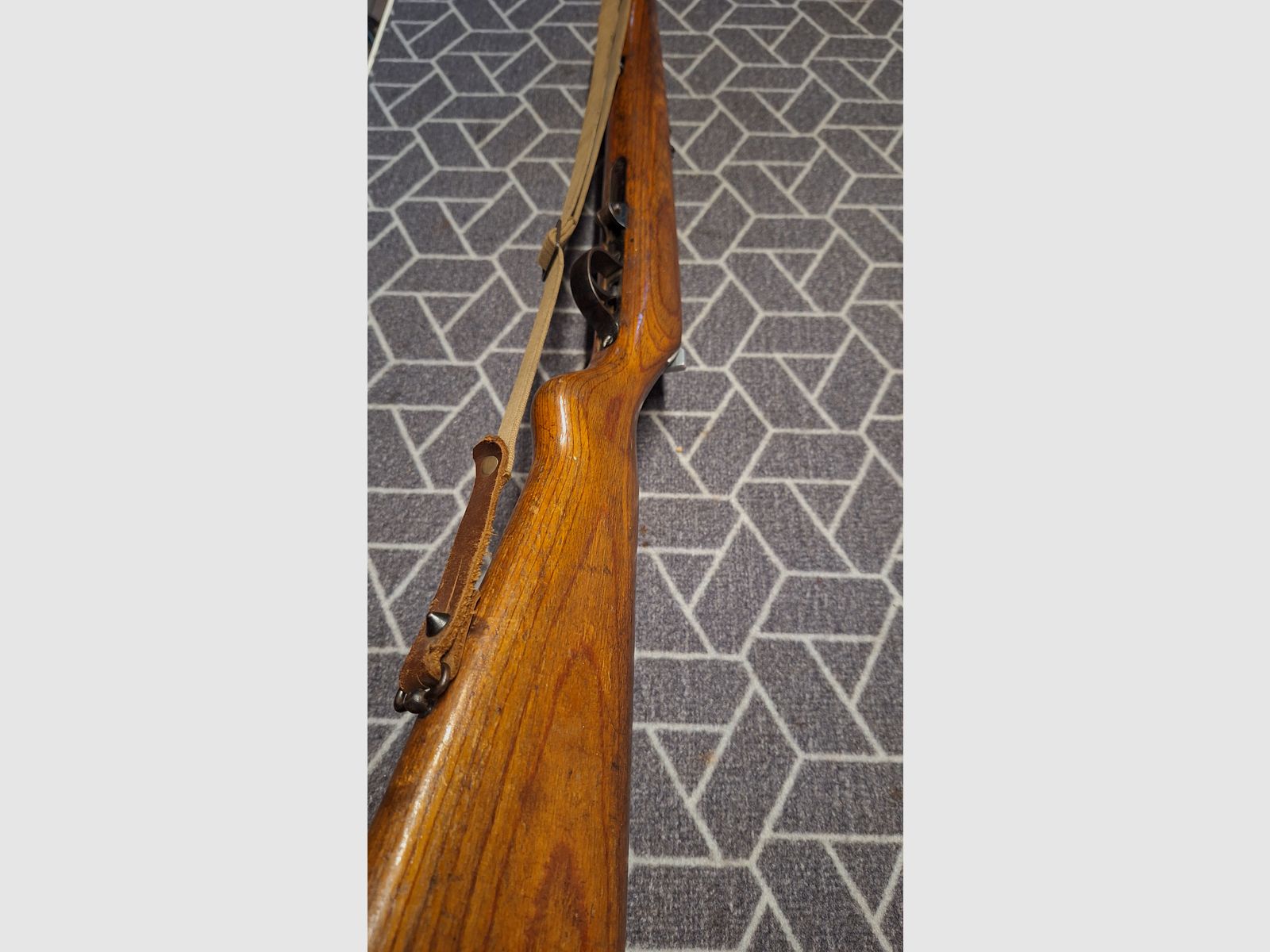 Haenel Suhl Sport Modell 49a (no 310) con correa, funda y cargador de 12!