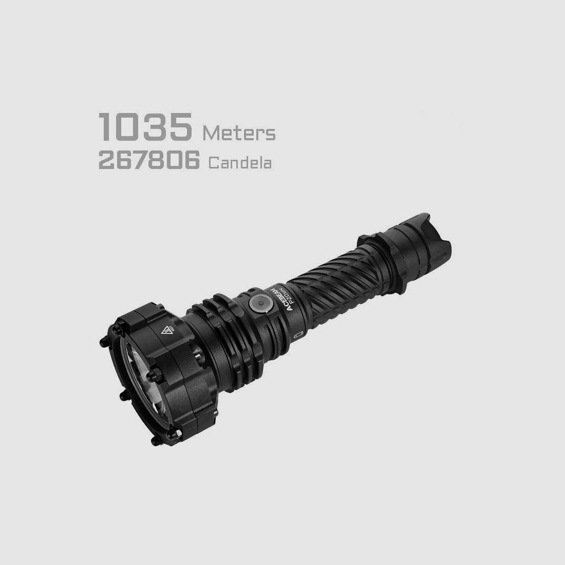 LED flashlight P20 Mini, 4,000 lumens (including battery), image 1 of 10