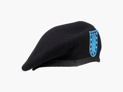 Béret original de la Bundeswehr de EE. UU. con insignia - 56