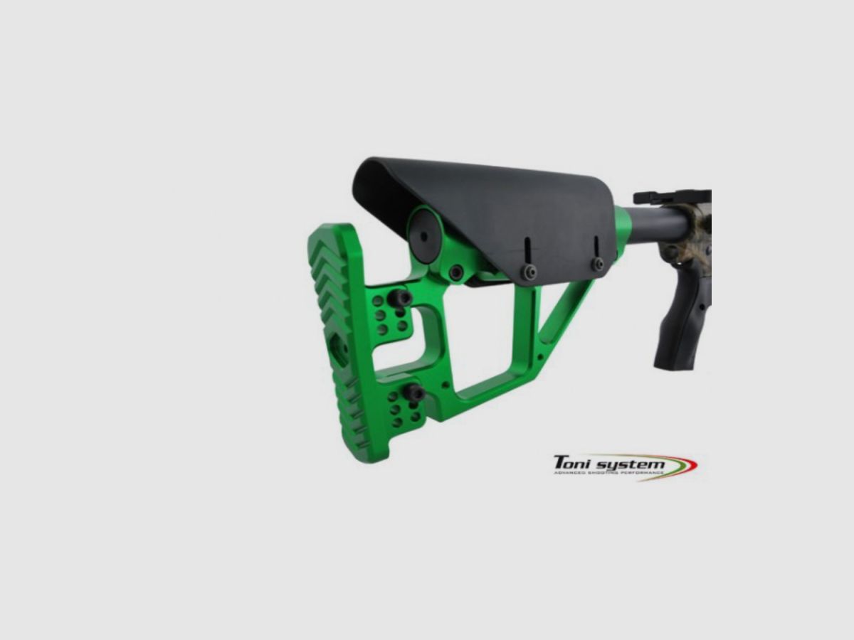 TONI SYSTEM CR11AR15 Calciolo Regolabile 11" per AR15, Colore: Nero, immagine 1 di 2