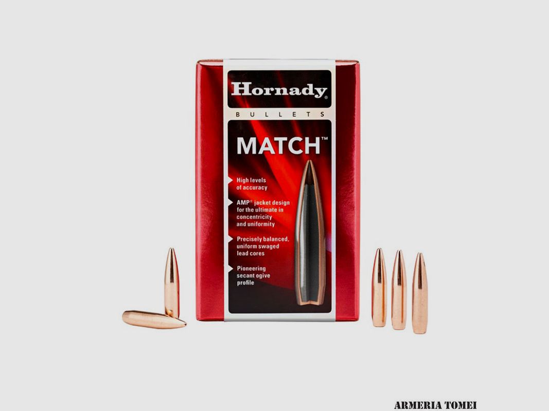 HORNADY – Bullets – 22 Cal .224 53 gr HP Match™ (100 pcs) -2250