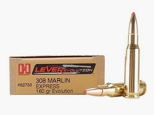 Hornady Leverevolution .308 Marlin 160GR FTX 20 Patronen