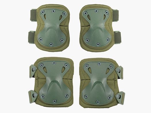 Knee/Elbow Pad Set - Olive [PJ]