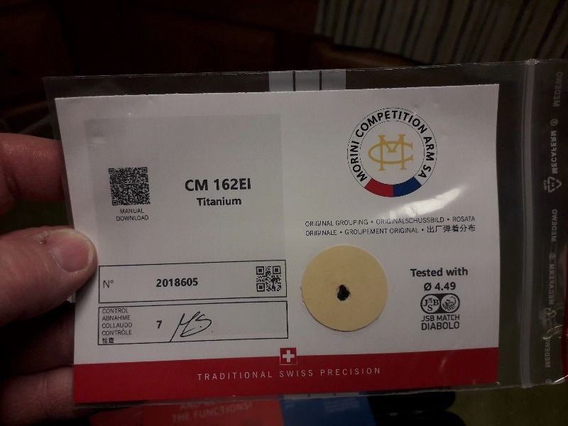 Morini LP CM 162 EI - Titan mit elektronischem Abzug und 2 Kartuschen - NEU - 