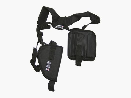Swiss Arms Universal Shoulder Holster with 3 Magazine Pouches Black