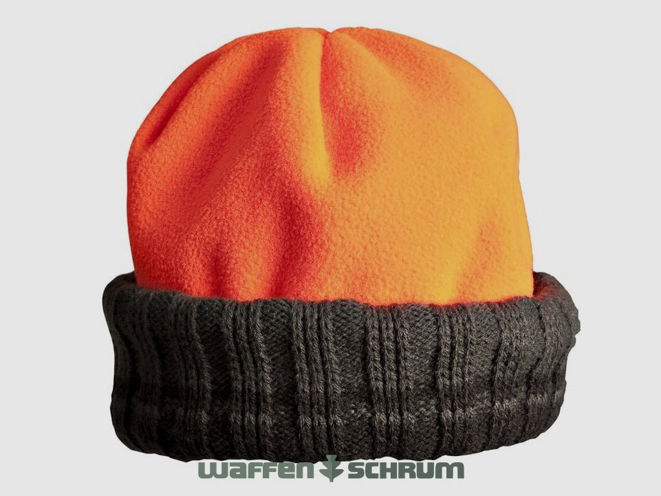 Browning Wendemütze Polarfleece  Grün / Orange