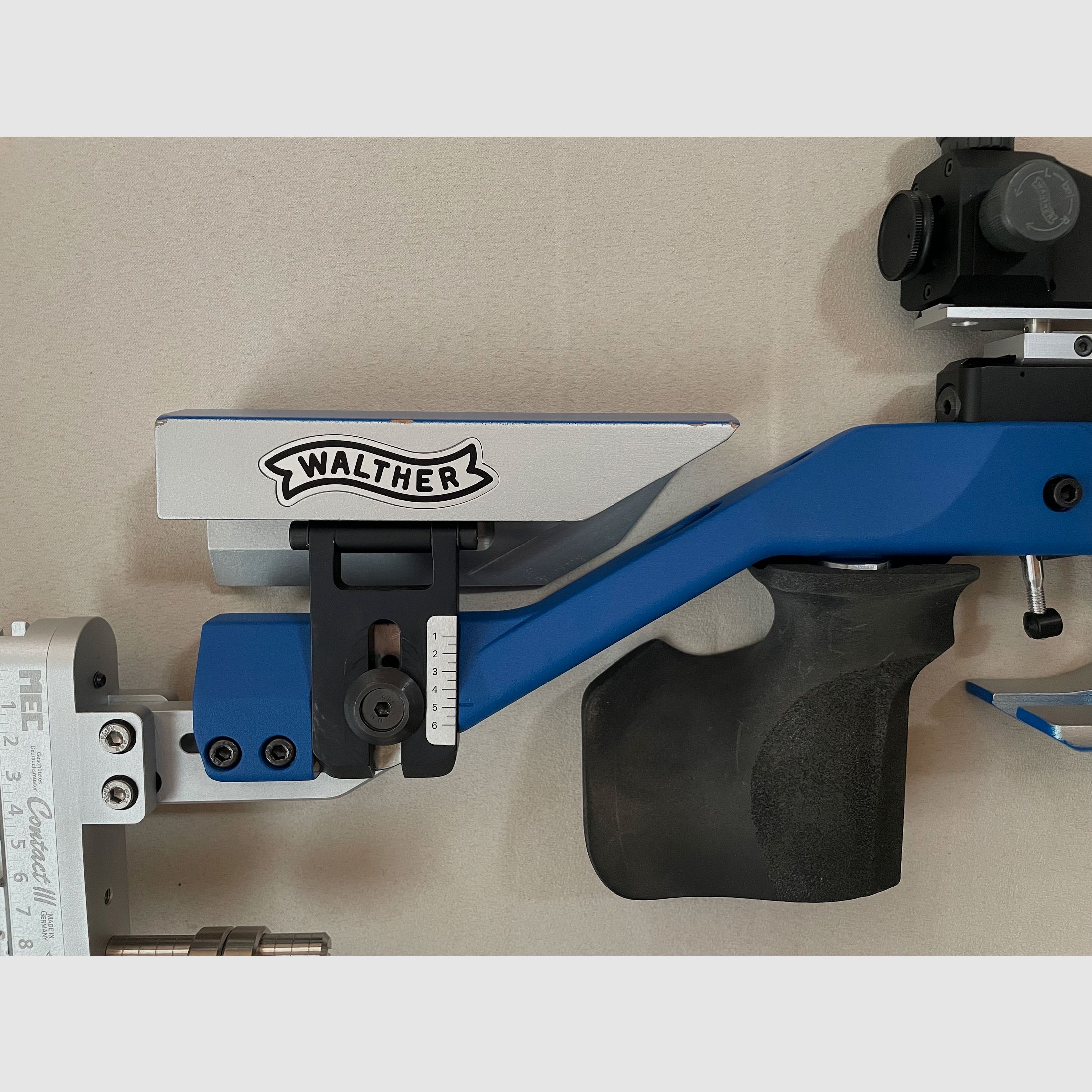 Walther LG300 XT Alutec SOMO ICE | MEC maintenance 03/24 | Aluminum cartridge TÜV 2034 | T-slot rail | Top set in case