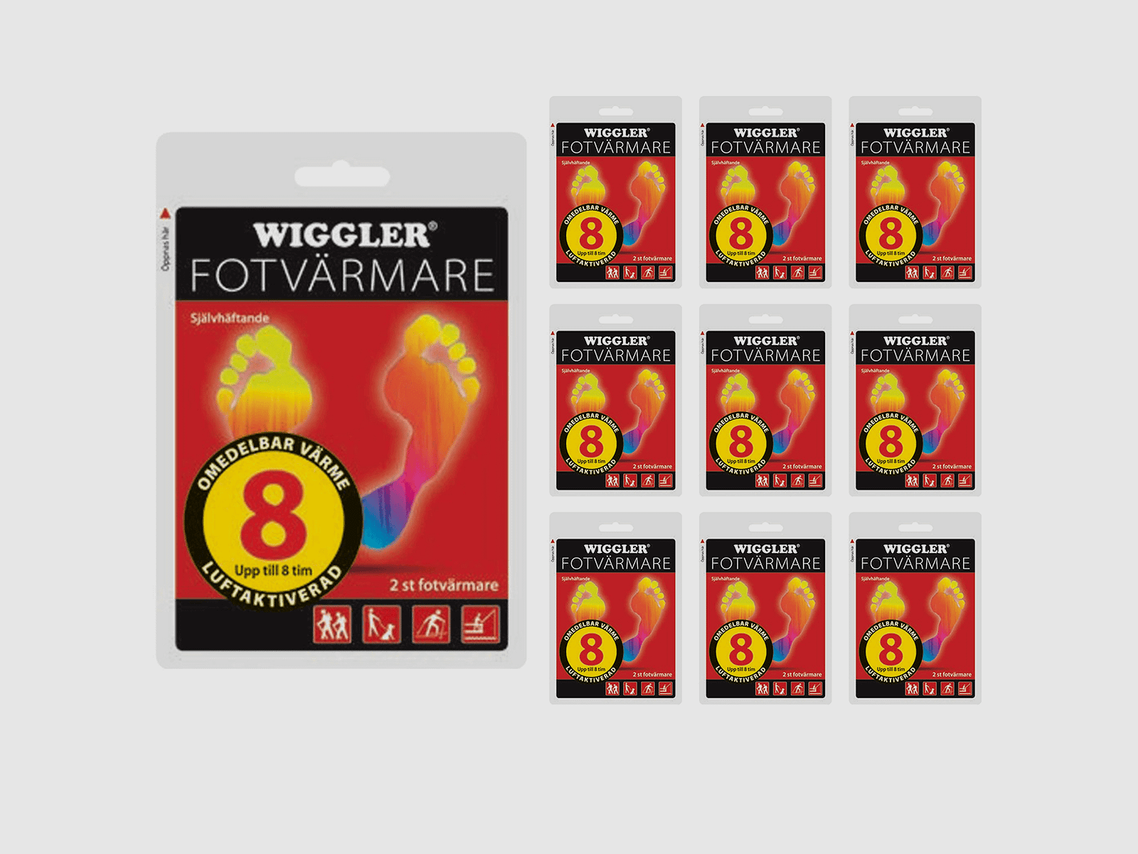 Wiggler Fußwärmer 10er-pack