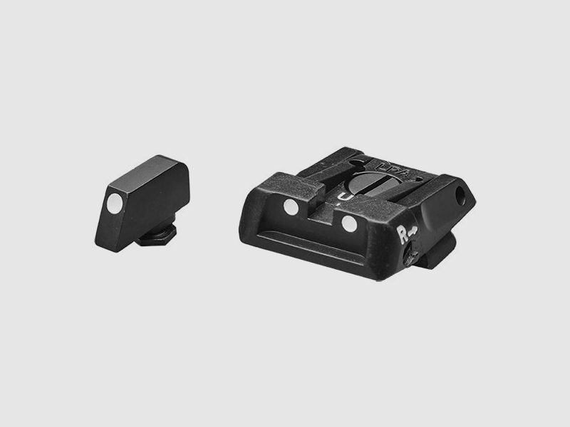 Visera ajustable y punto blanco LPA para Glock 17 a 23/25 a 32/32 34 35