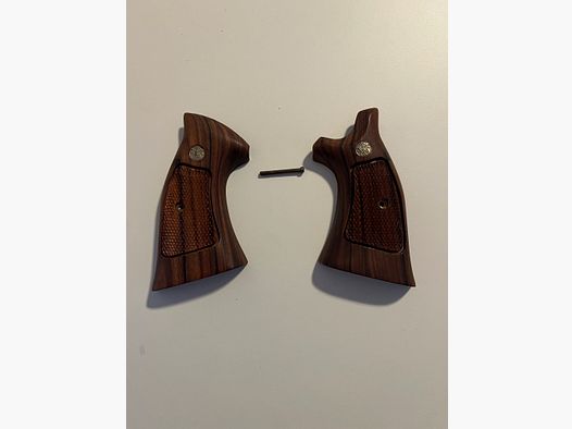 Originele Smith & Wesson houten grepen voor 586/686 K/L frame Square Butt