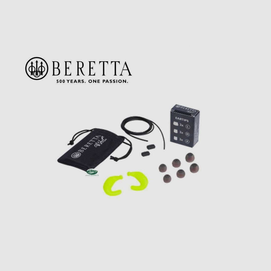 BERETTA Mini-Headset E2 gelb fluoreszierend