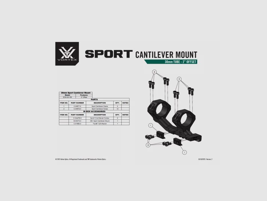 Montage monobloc Sport 2 VORTEX, image 8 sur 8