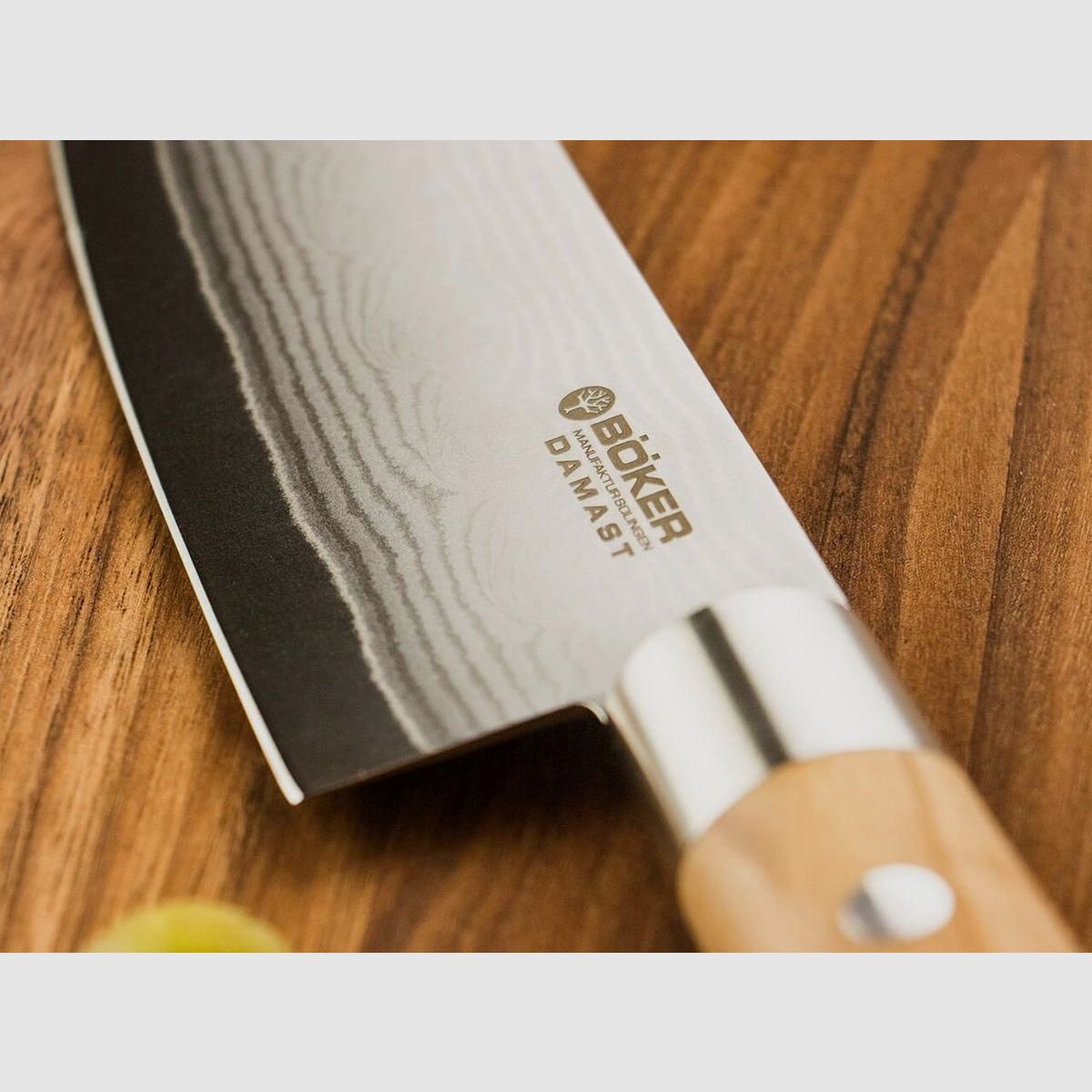 Böker Damascus Olive Chef Knife Small, image 8 of 12