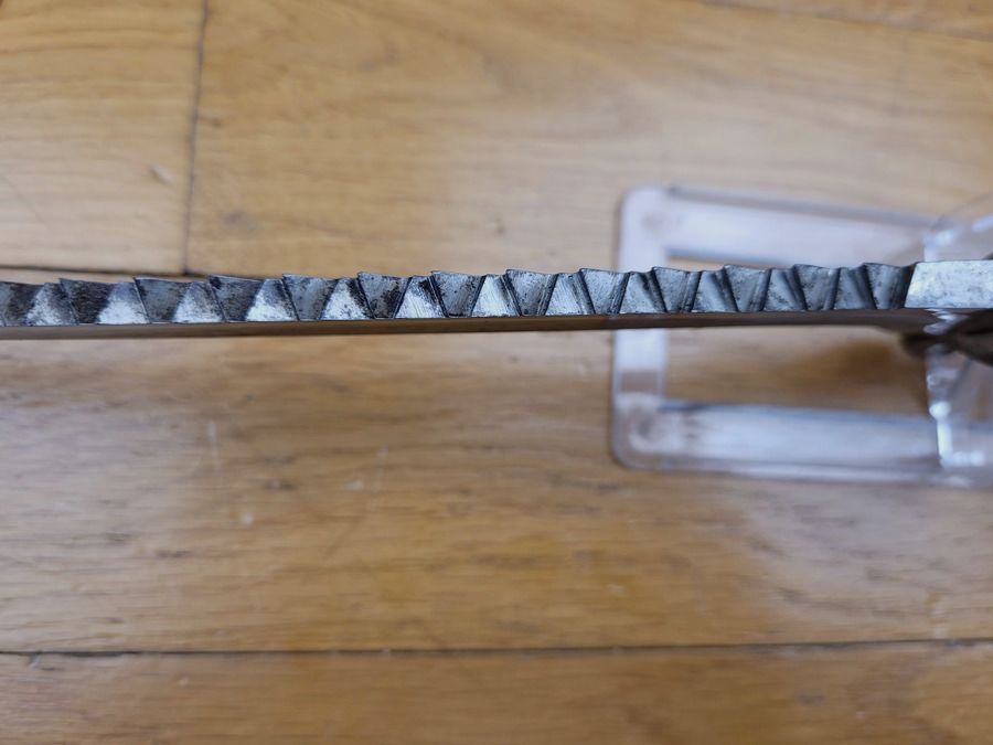 Rare baïonnette modèle 98/02 – impressionnante scie – 5° Pionniers Prusse – Erfurt 1902 – État excellent, image 16 sur 22