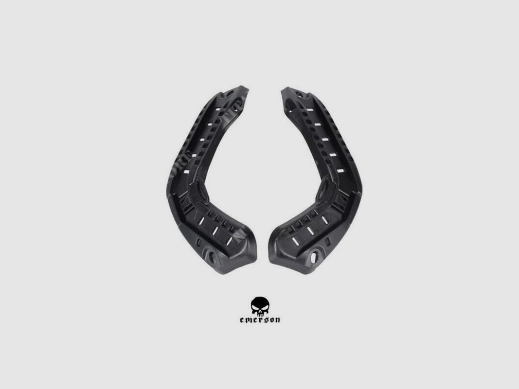 EMERSONGEAR SEITENSCHIENEN FÜR FAST ARCH HELM SCHWARZ (EM5675)