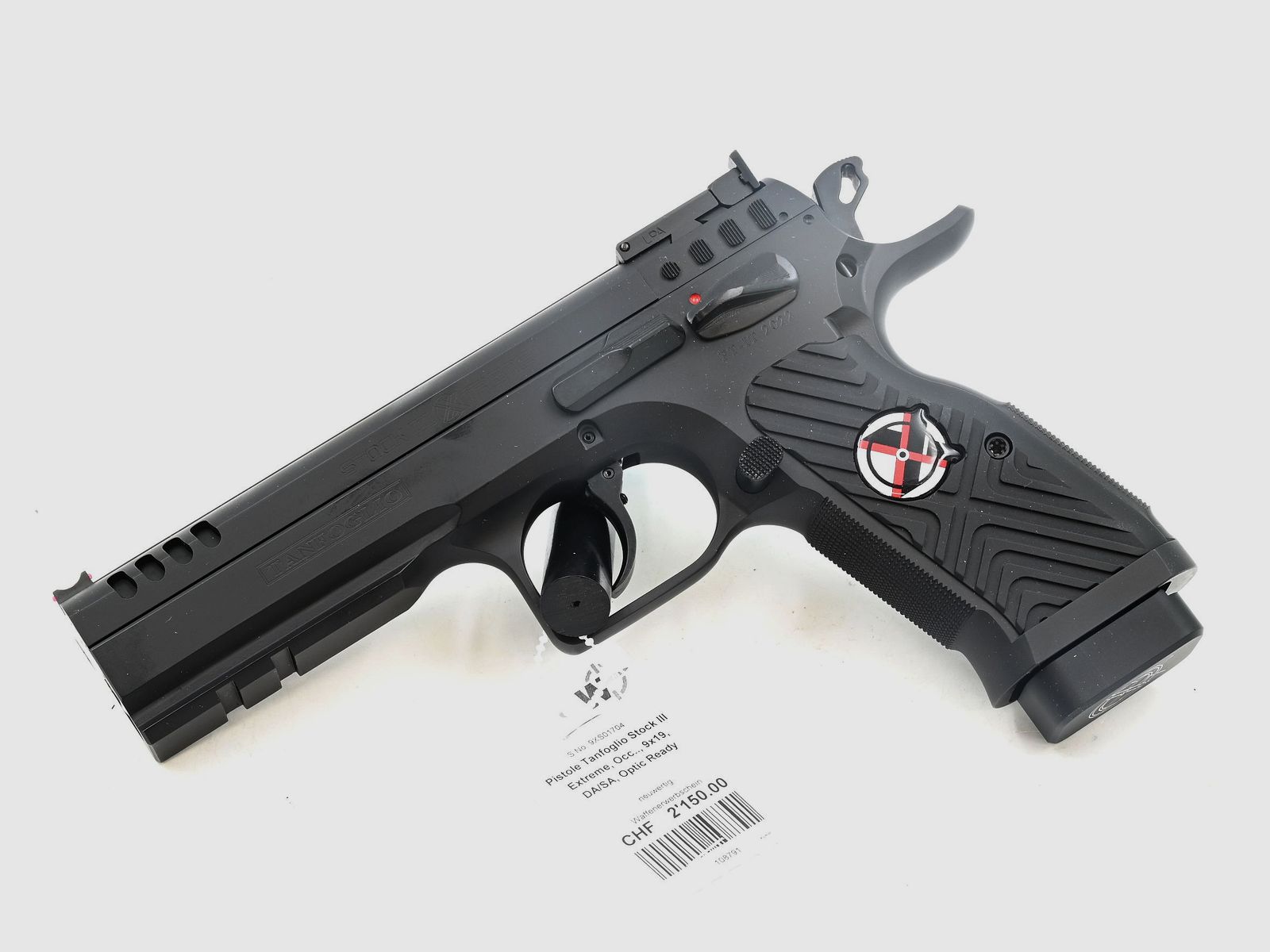 Pistola Tanfoglio Stock III Extreme, usata, 9×19, DA/SA, Optic Ready, immagine 1 di 2