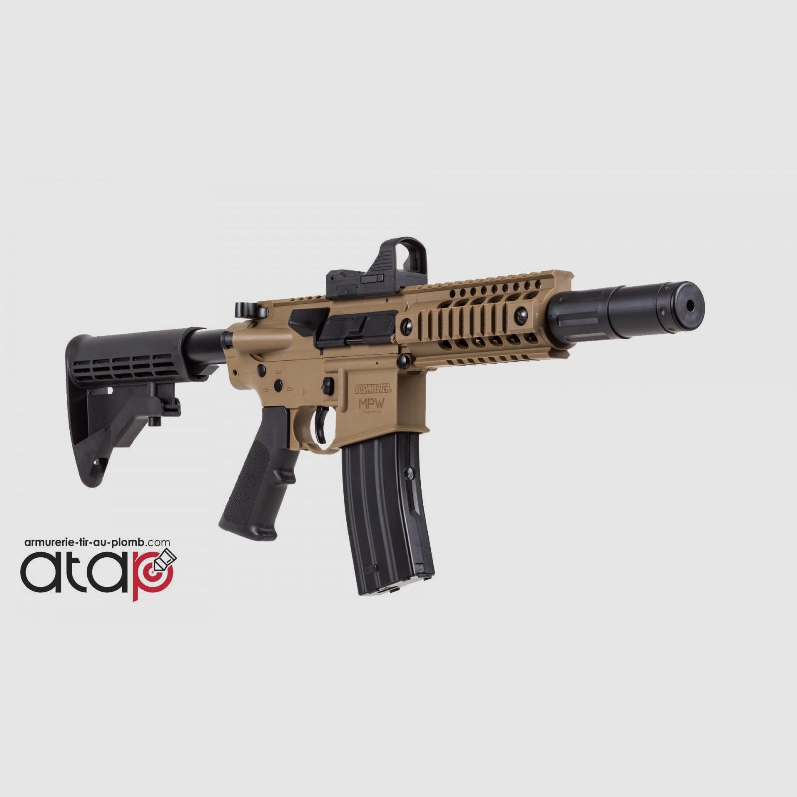 Fucile pallini d'acciaio Bushmaster MPW Full auto CO2, immagine 1 di 6