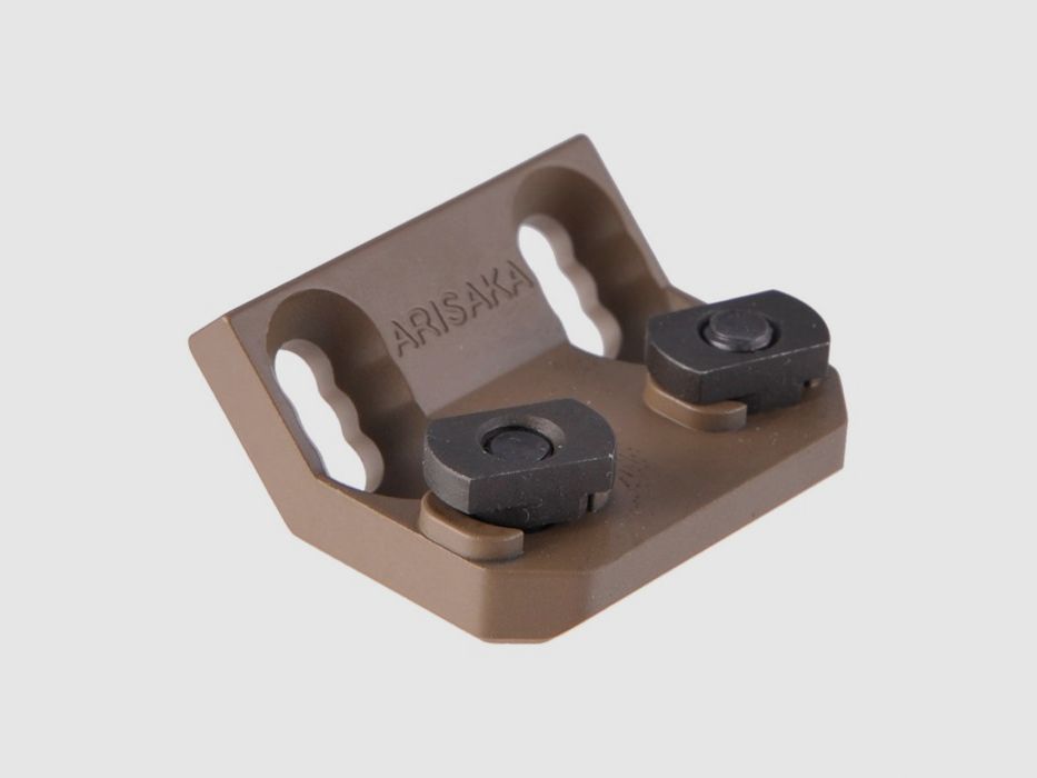 ARISAKA DEFENSE OFFSET SCOUT LIGHT MOUNT FOR M-LOK HANDGUARDS, FDE, imagen 4 de 5