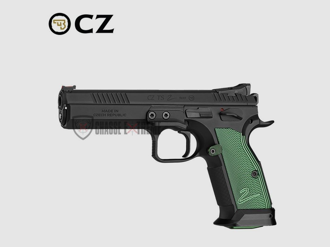 CZ Tactical Sport 2 Racing Green Pistool Kal 9x19, afbeelding 2 van 3