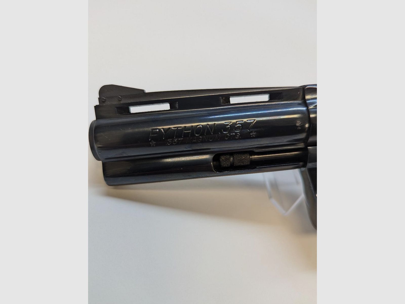 Colt Python 4" revolver in caliber 357 Mag.