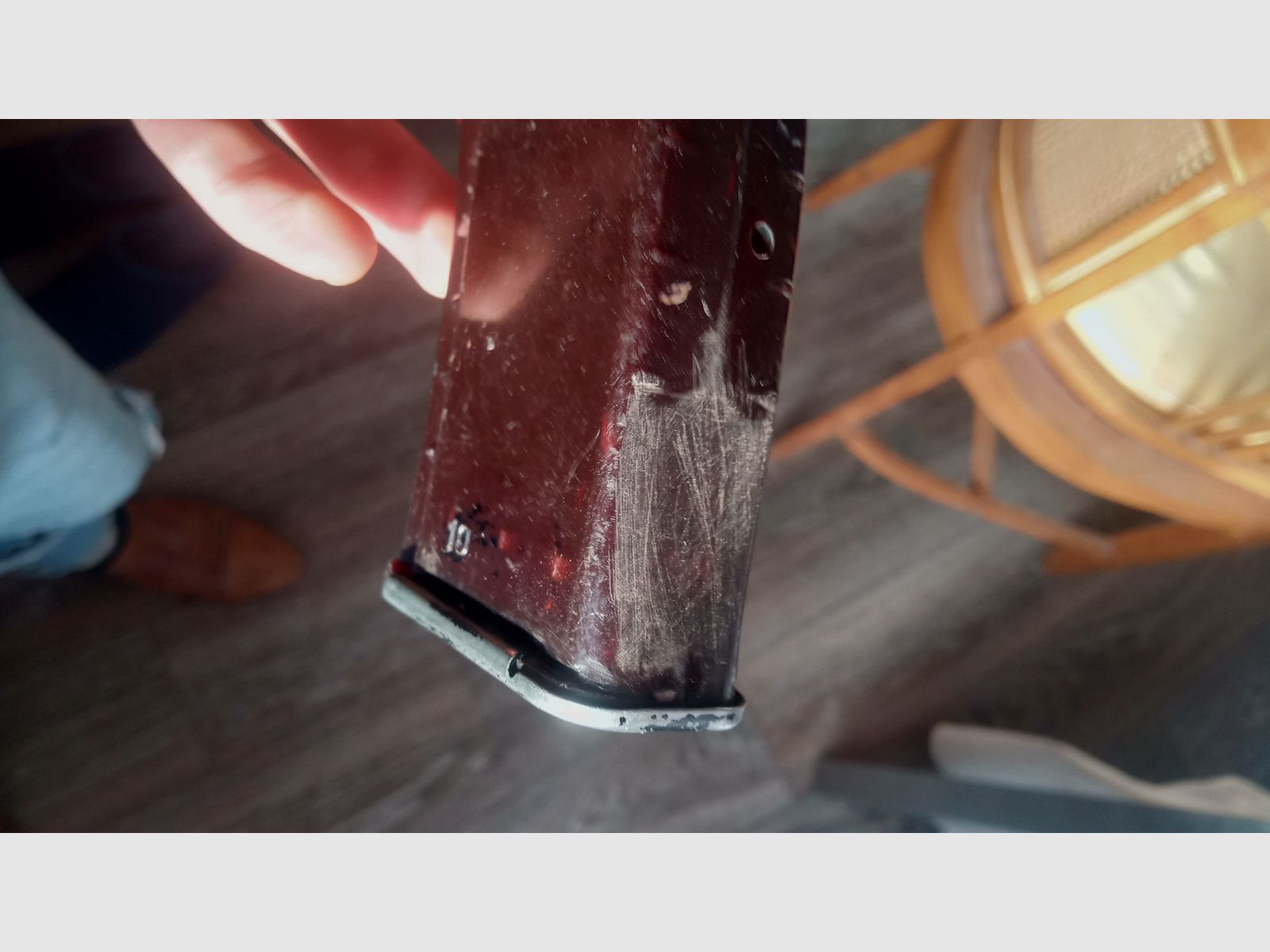 Original Russisches AK74 Tula Plum Deko Magazin (unbrauchbar/deaktiviert) // CCCP / Yunker