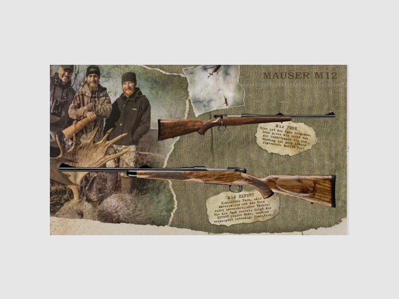 MAUSER Repetierbüchse Mod. M12 PURE div. Kaliber Holzschaft
