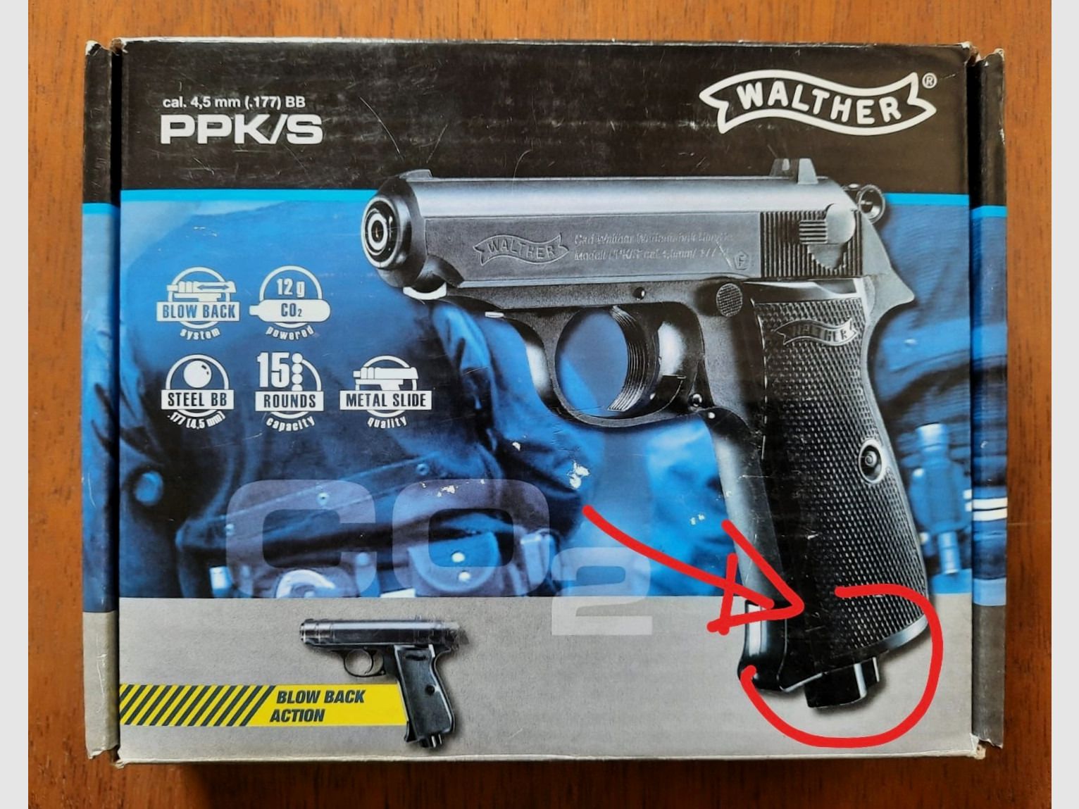 WALTHER  PPK/S   Co2  - BLOW BACK