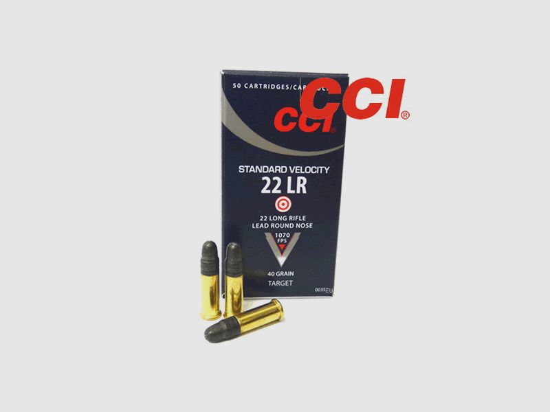 Cal. .22 LR CCI Standard Velocity 40 Grains pack of 50 pcs., image 1 of 13