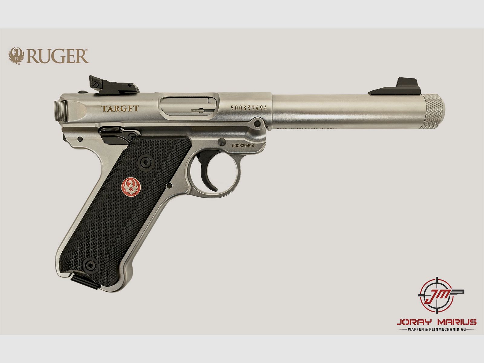 Ruger Mark IV Target Stainless .22lr mit GL, Bild 1 von 3