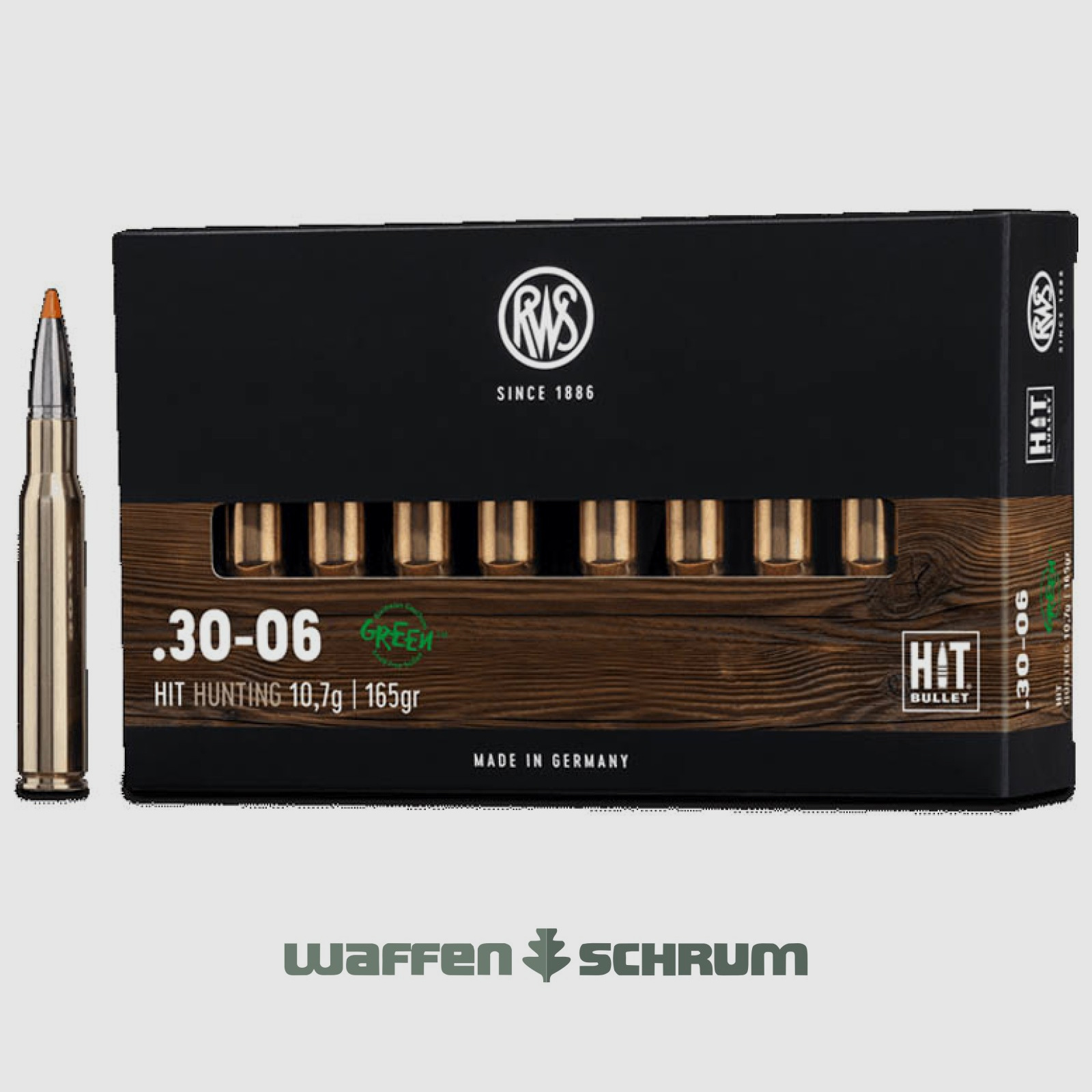RWS HIT 10,7g - 165gr .30-06Spring